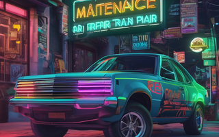 Helpful Neon Sign Decor Ideas for Car Maintenance & Repair Shop