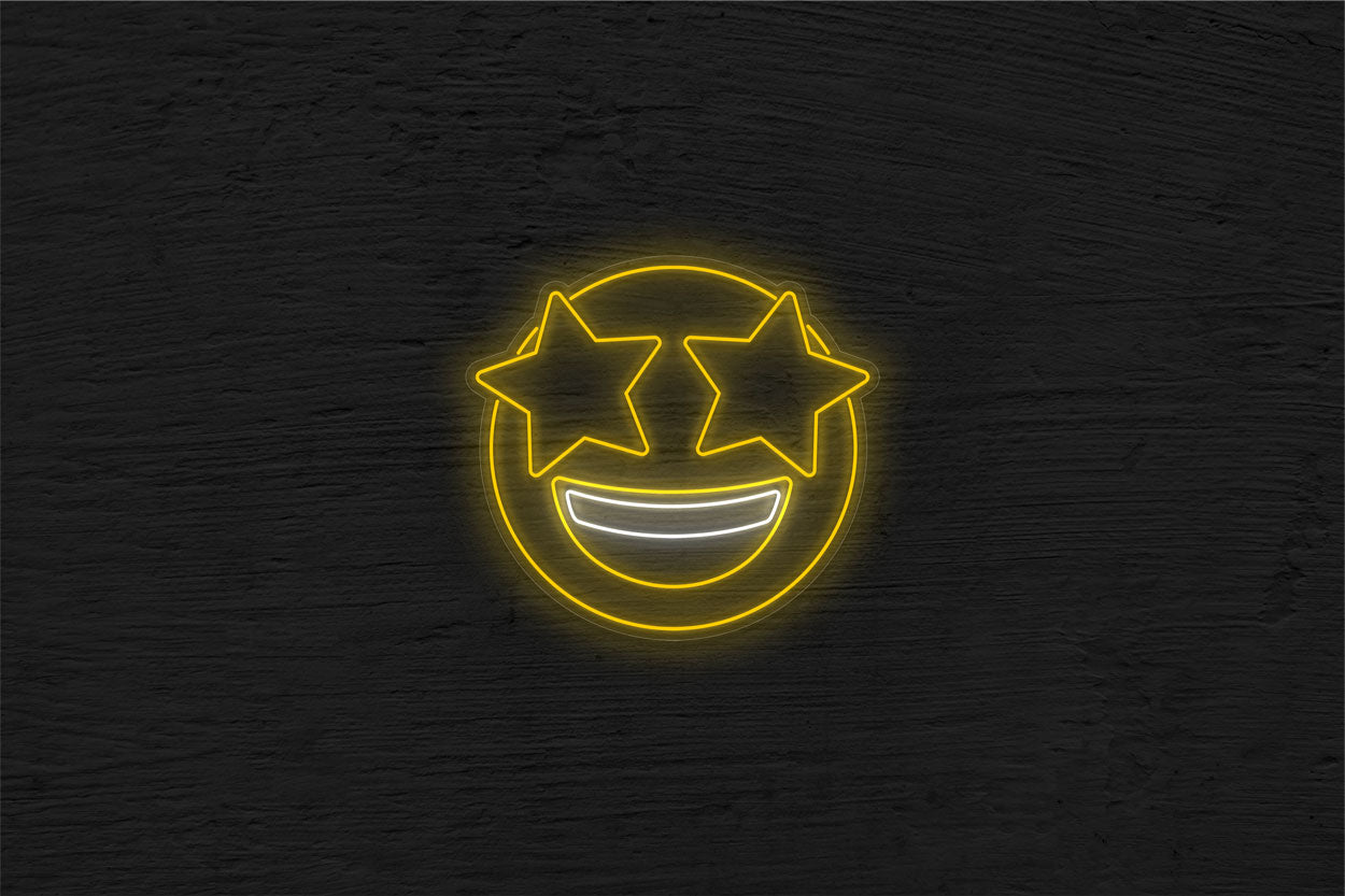 Amazed Emoji LED Neon Sign