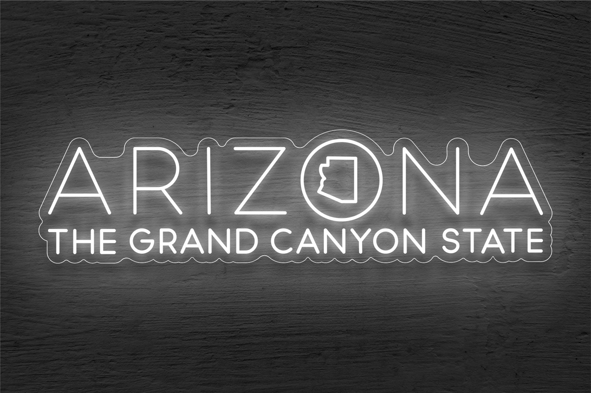 Arizona The Grand Canyon State LED Neon Sign