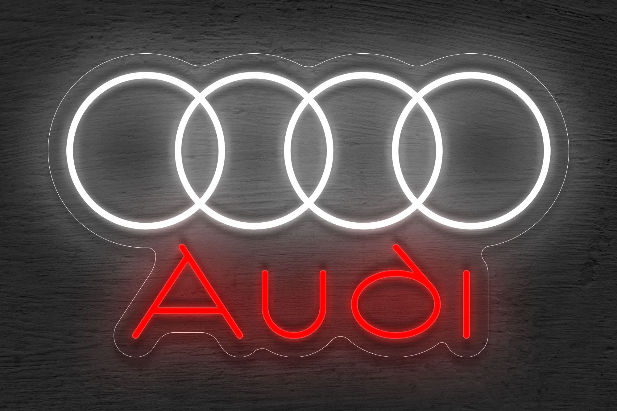 Audi Logo LED Neon Sign