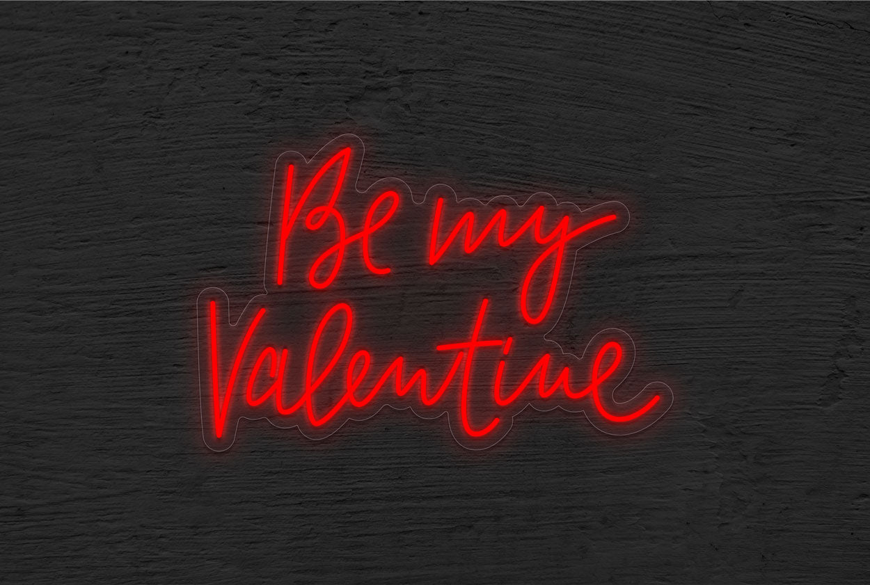 Be My Valentine LED Neon Sign