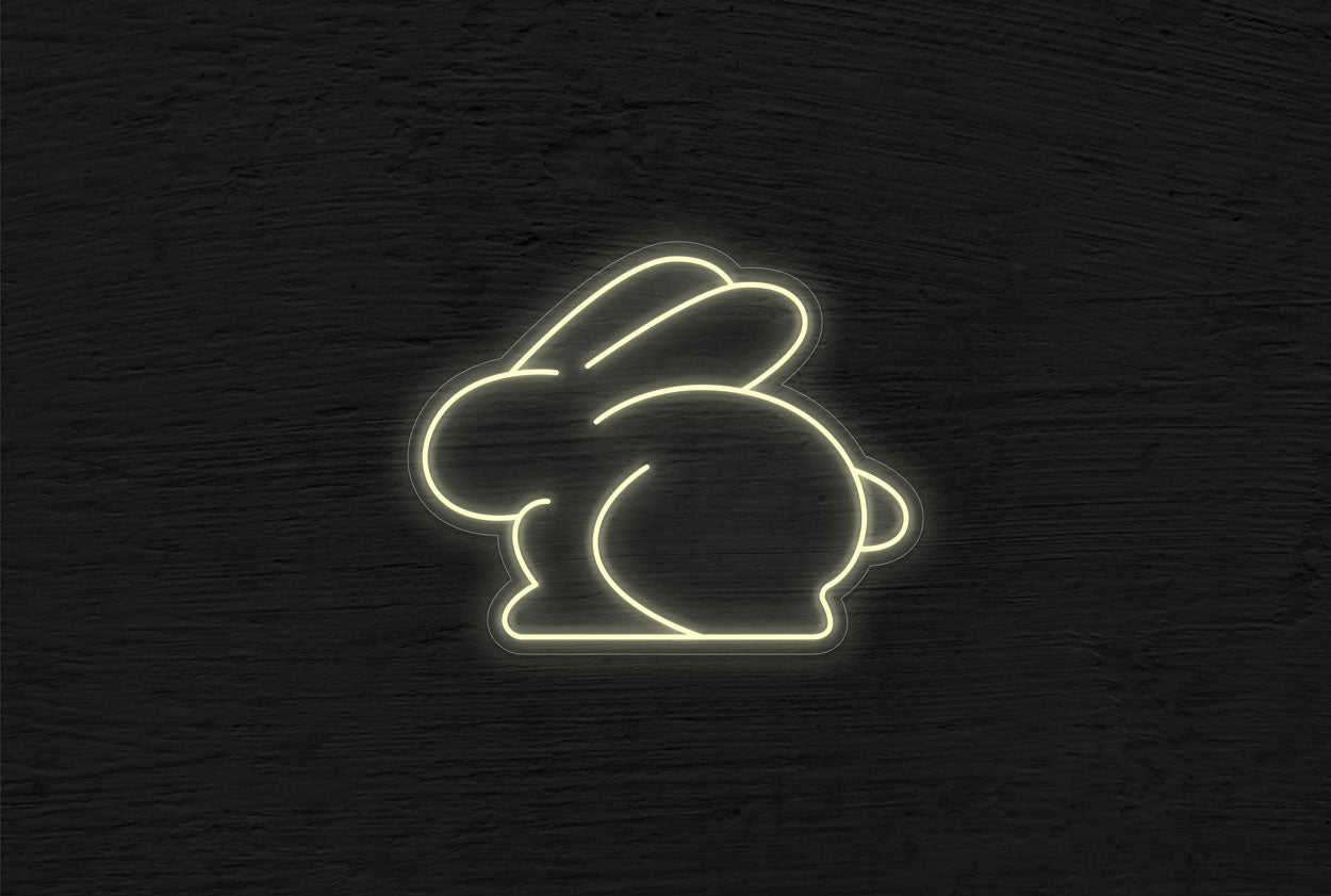 Bunny Logo LED Neon Sign