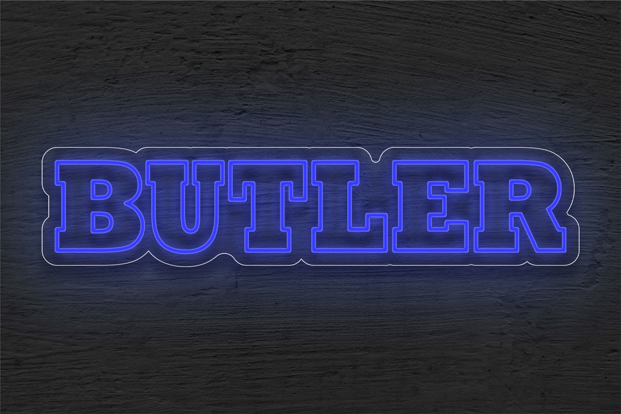 Butler Bulldogs Men's Basketball LED Neon Sign