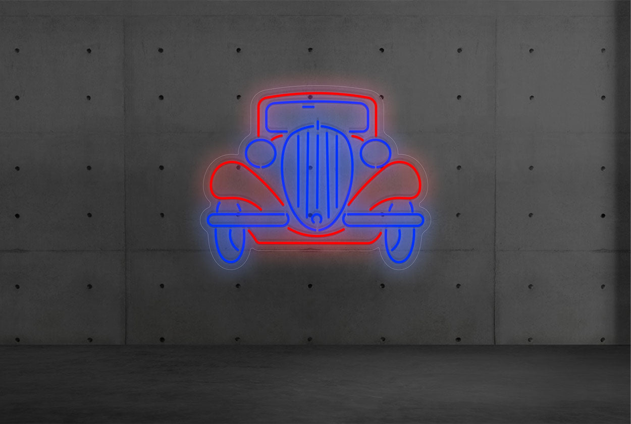 Vintage Car LED Neon Sign