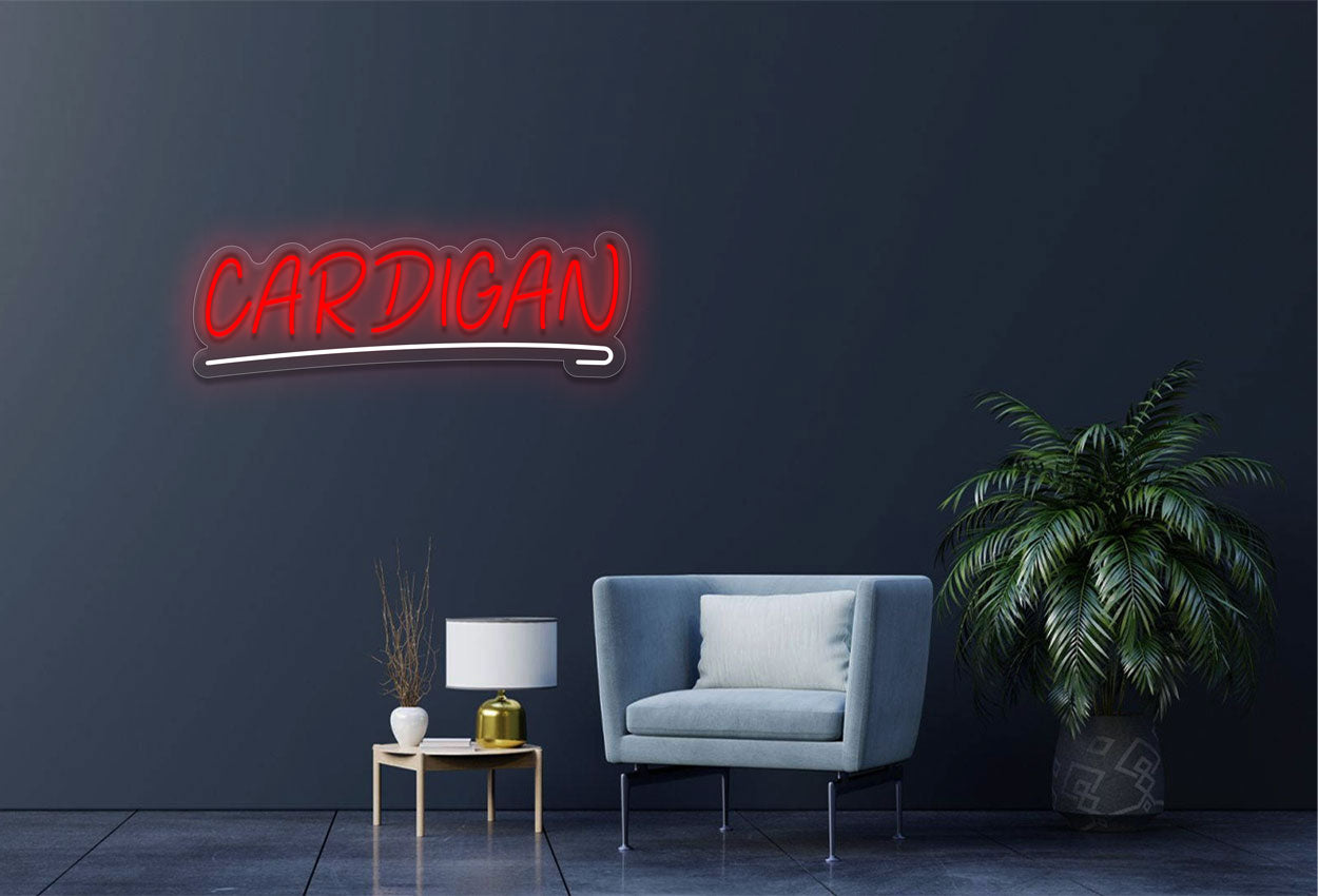 Cardigan LED Neon Sign