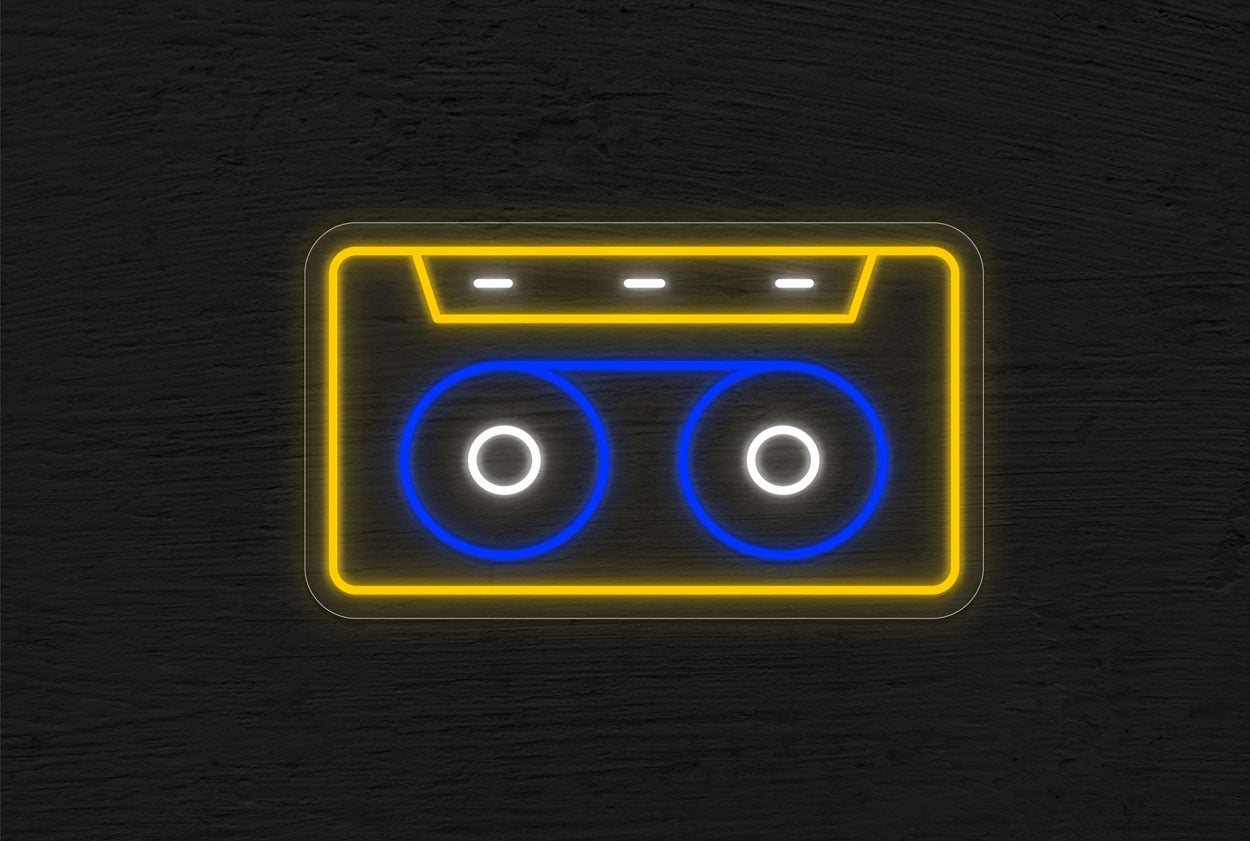 Cassette Icon LED Neon Sign