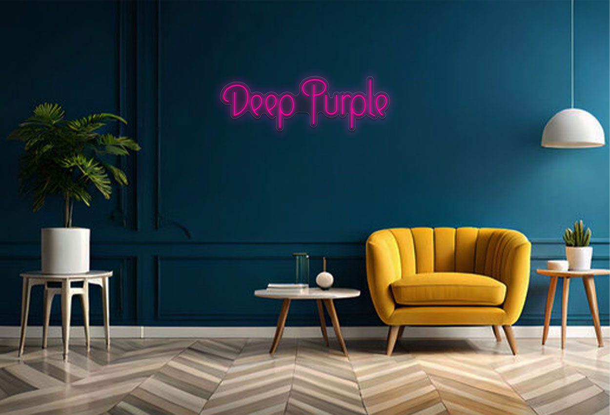 Deep Purple LED Neon Sign
