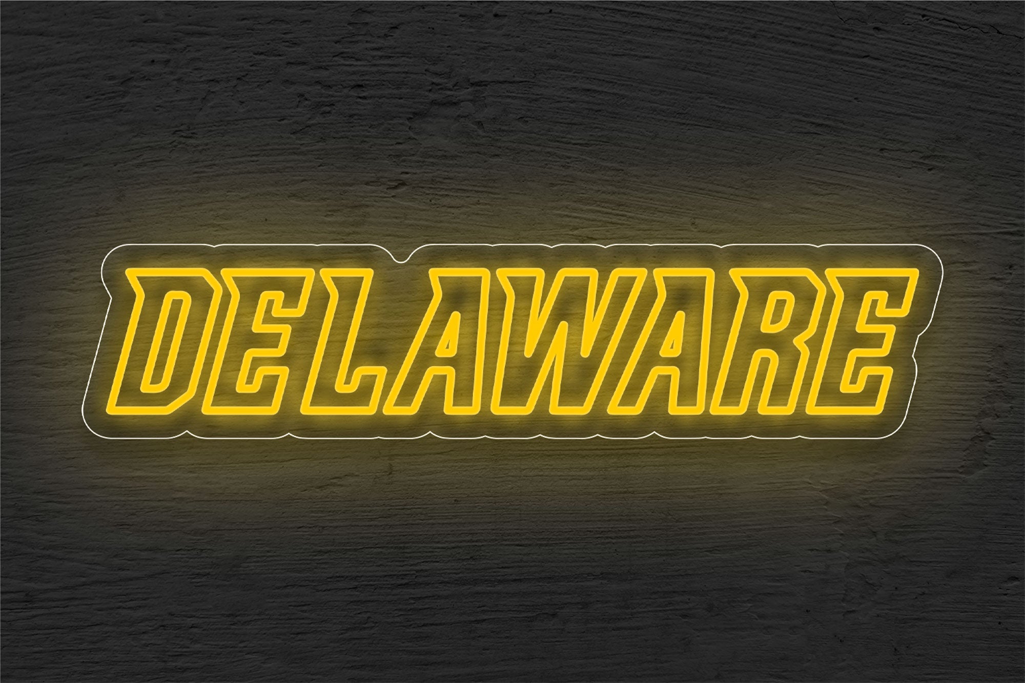 Delaware Fightin' Blue Hens Men's Basketball LED Neon Sign