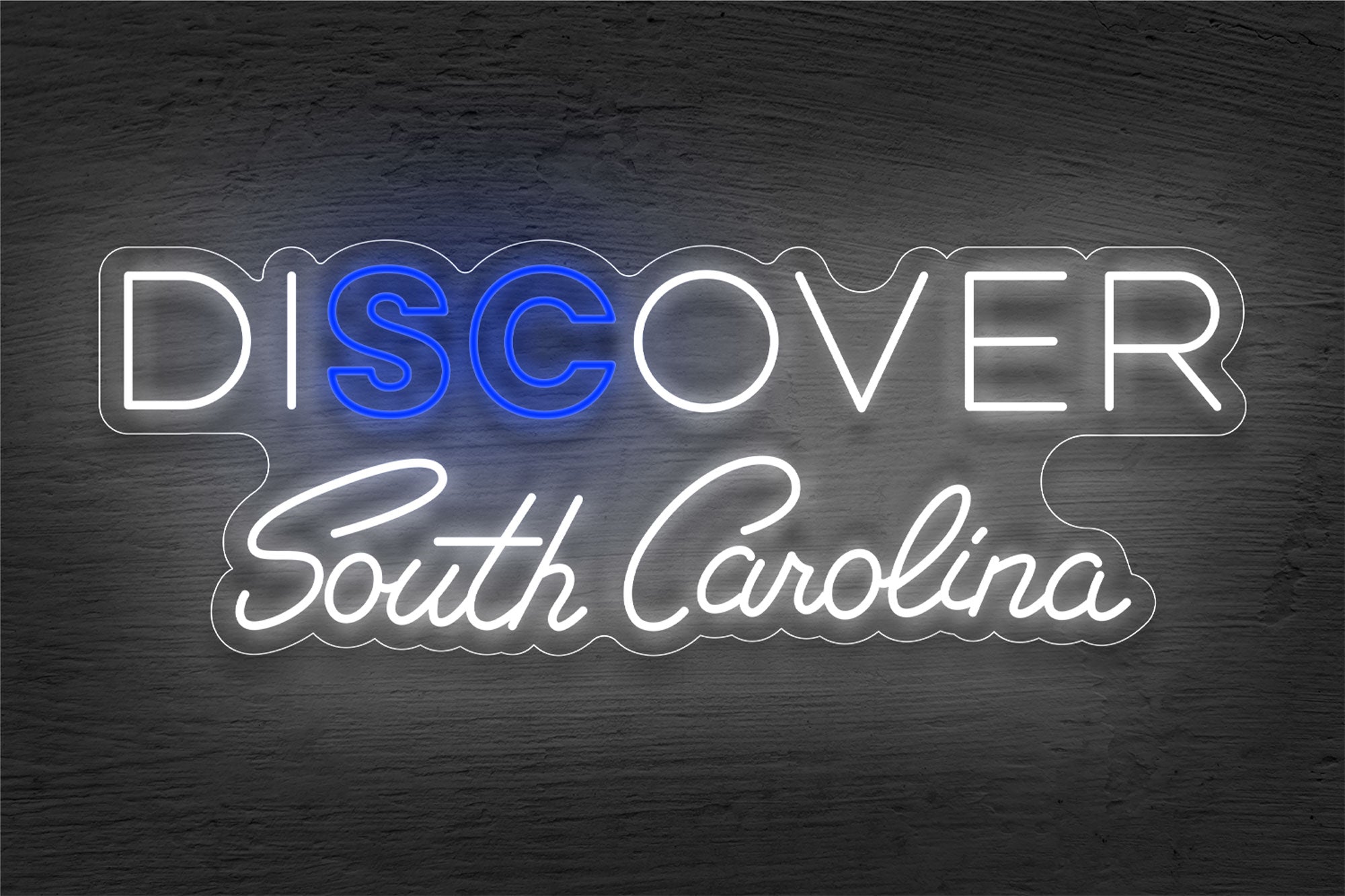 Discover South Carolina LED Neon Sign