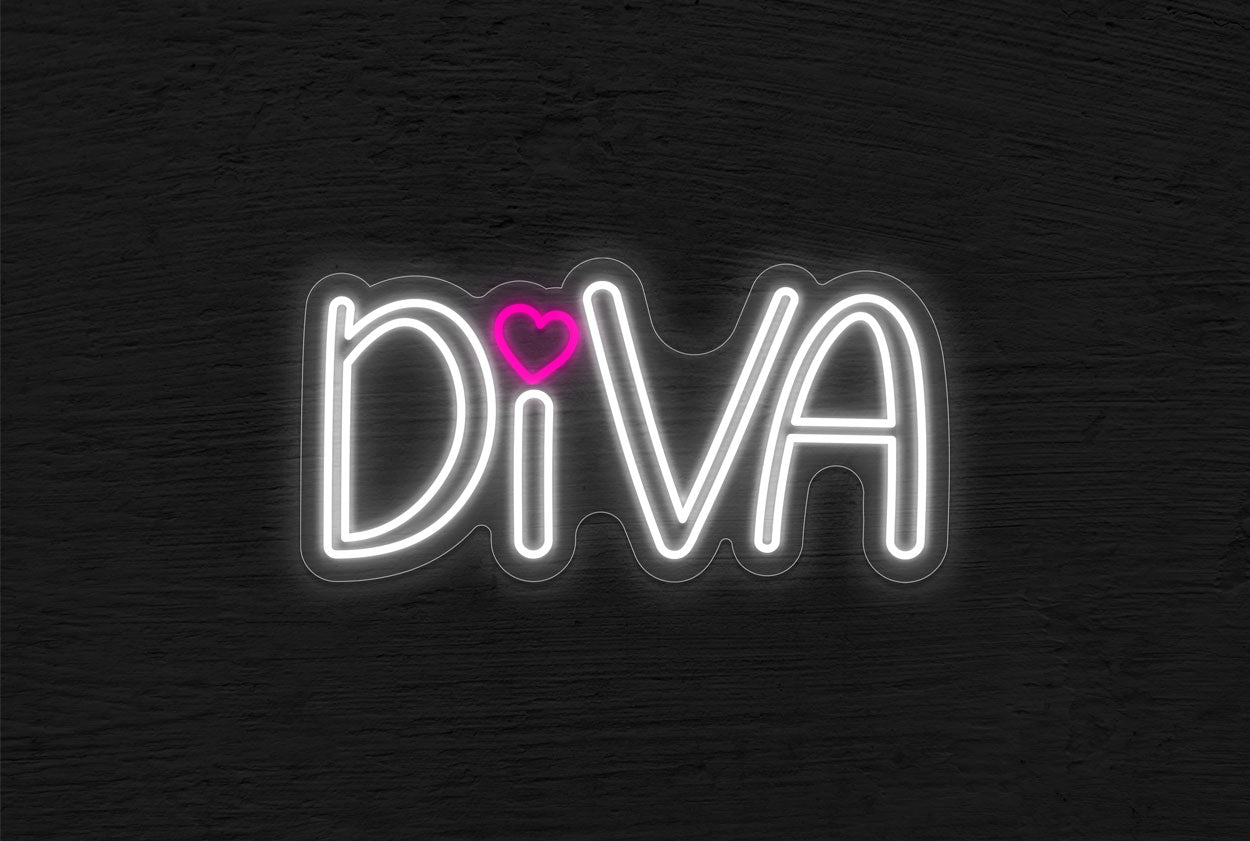 Diva LED Neon Sign