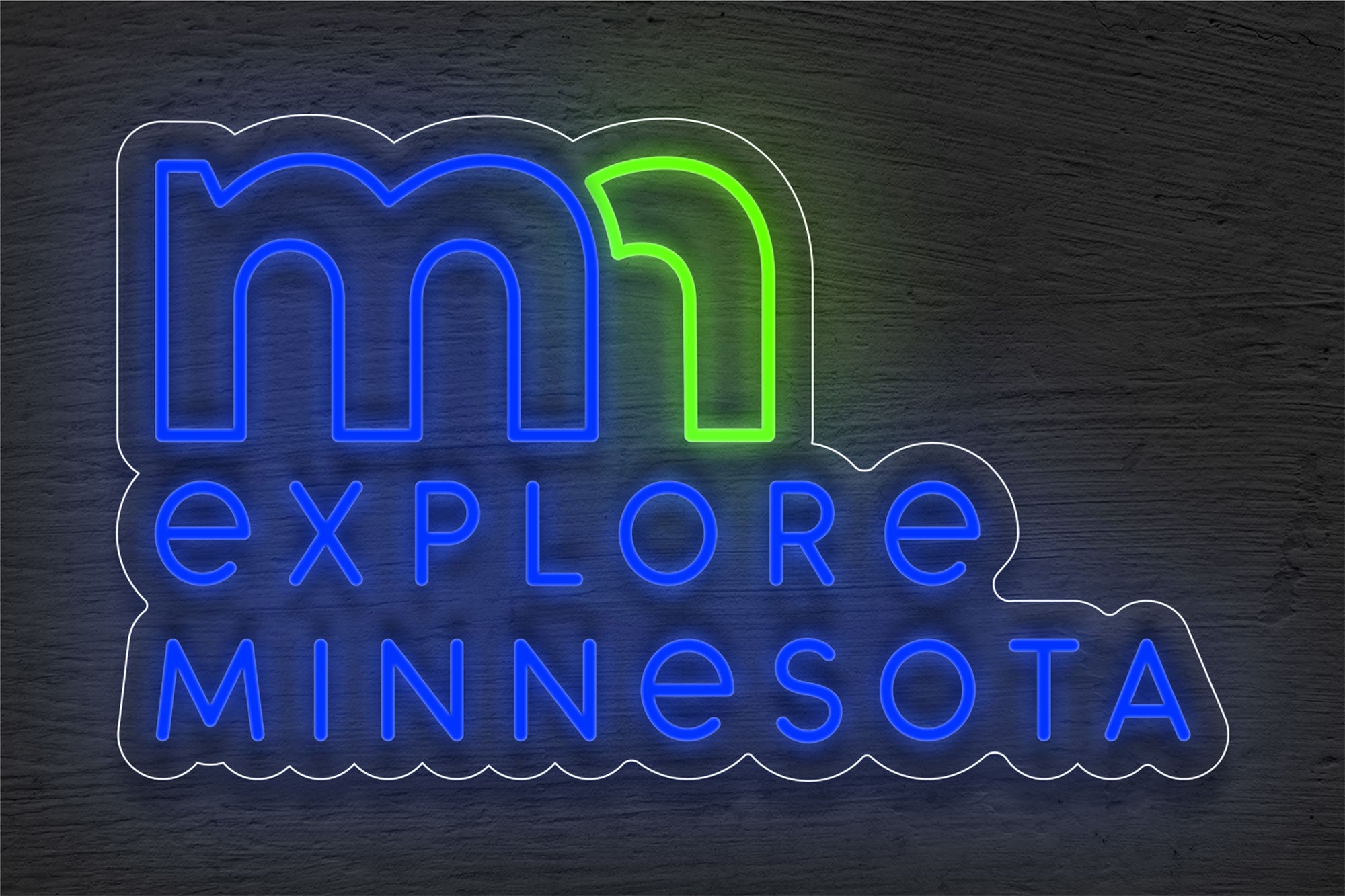 MN Bigger Logo Explore Minnesota LED Neon Sign