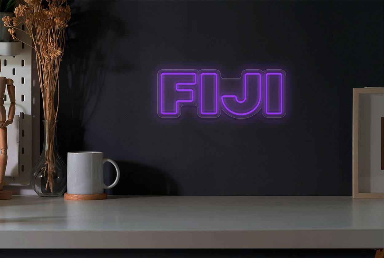 FIJI  LED Neon Sign