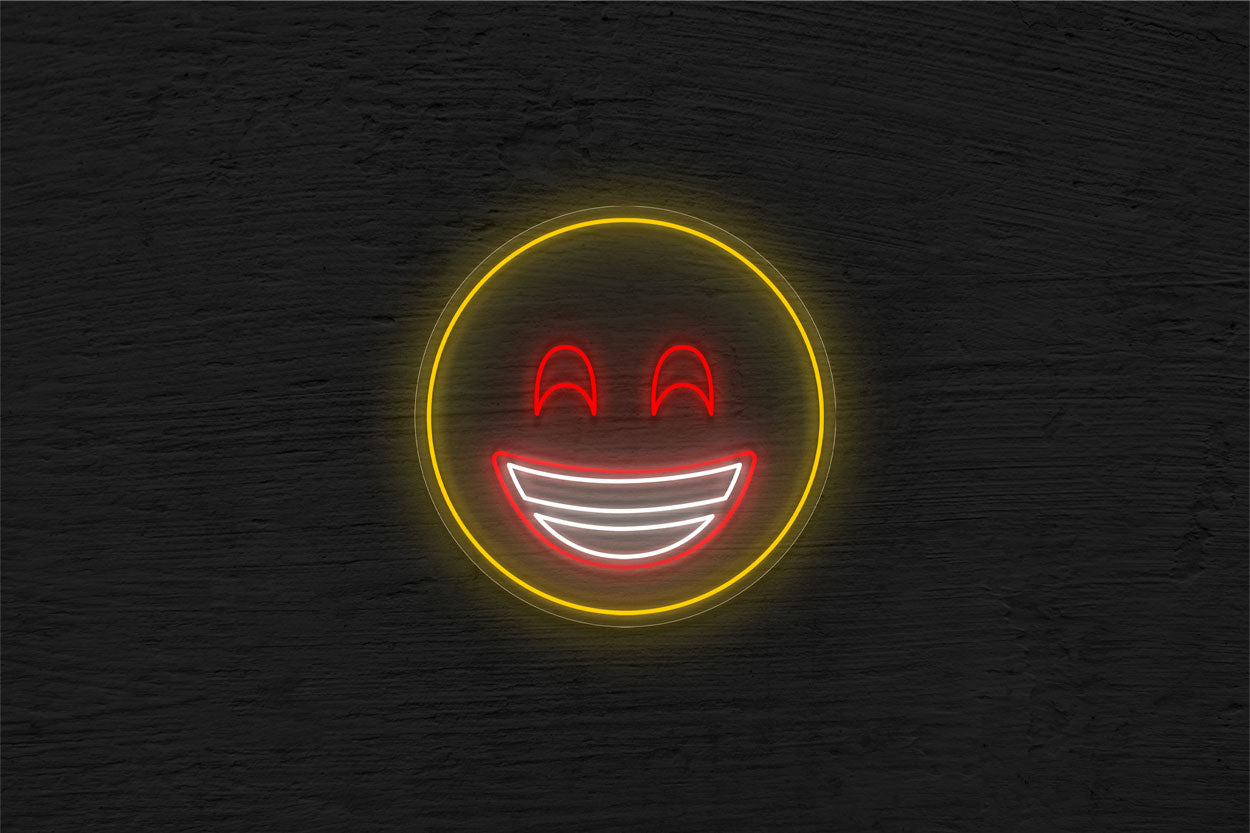 Funny Face Emoji LED Neon Sign