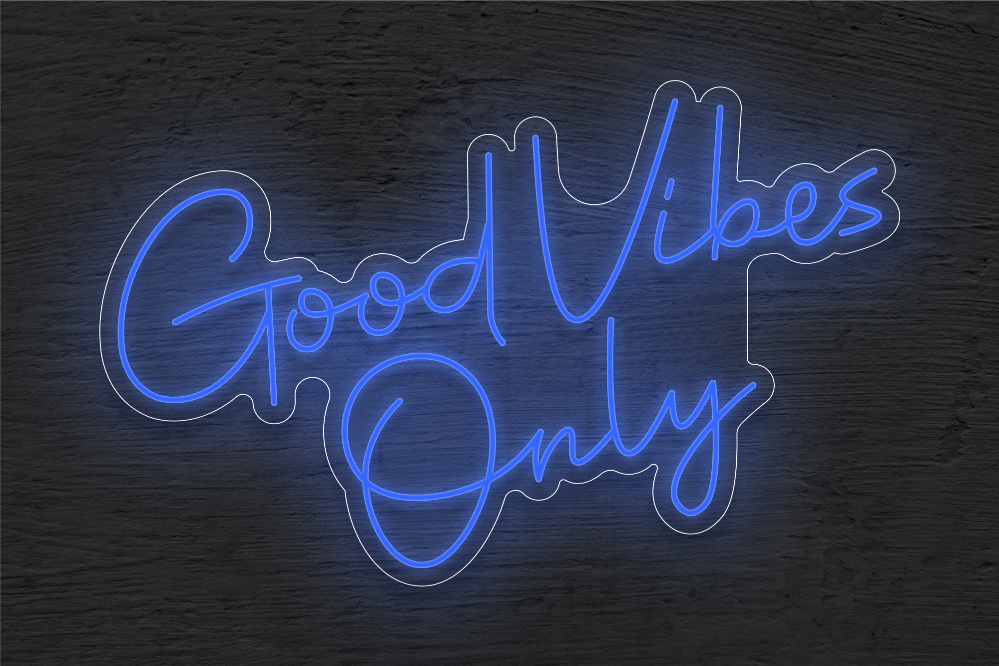 "Good Vibes Only" LED Neon Sign