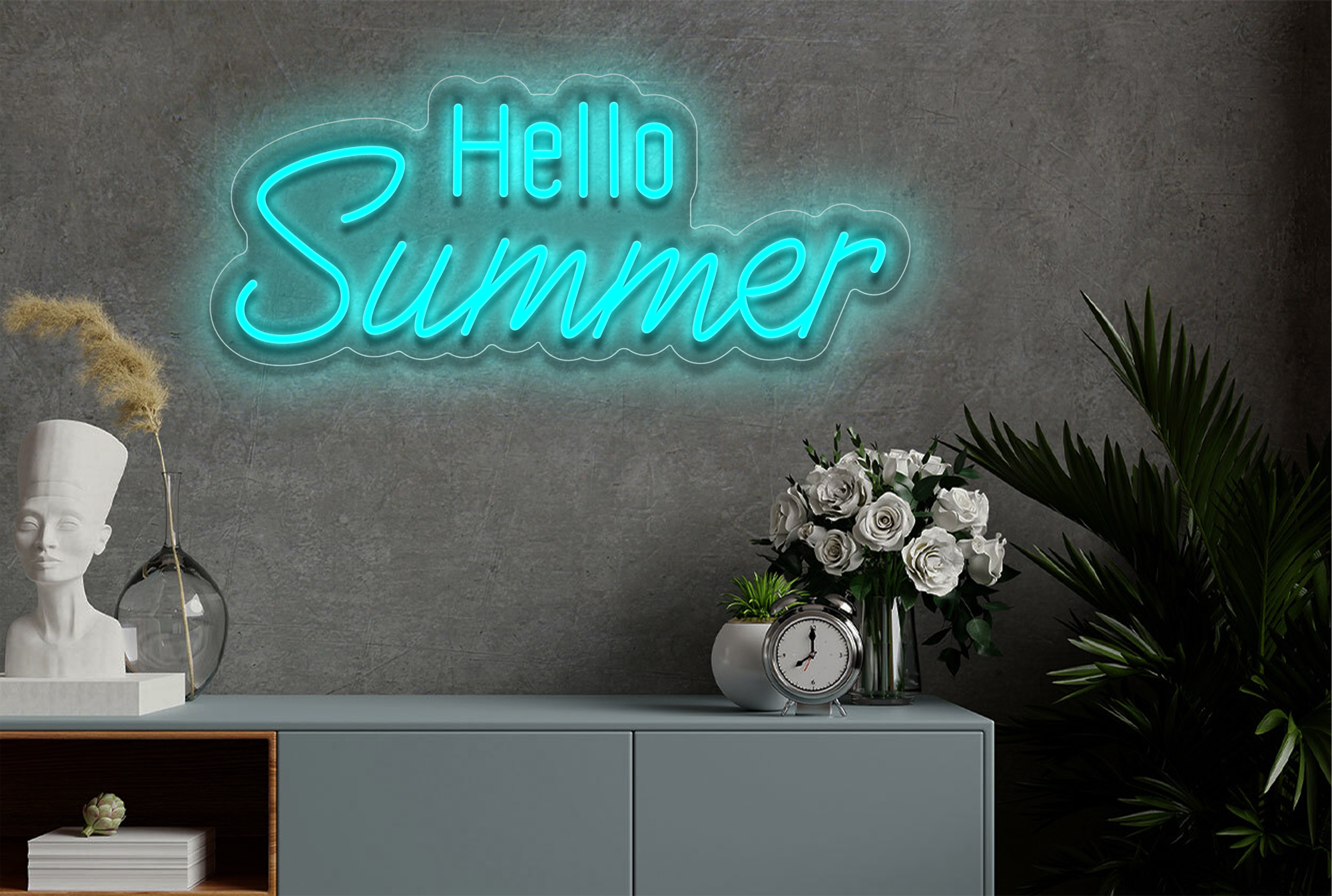 "Hello Summer" LED Neon Sign