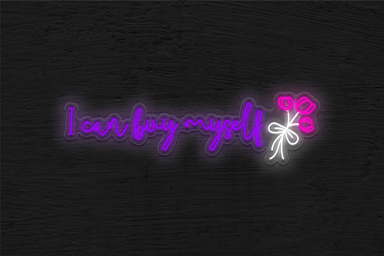 I can buy myself and simple Flower LED Neon Sign