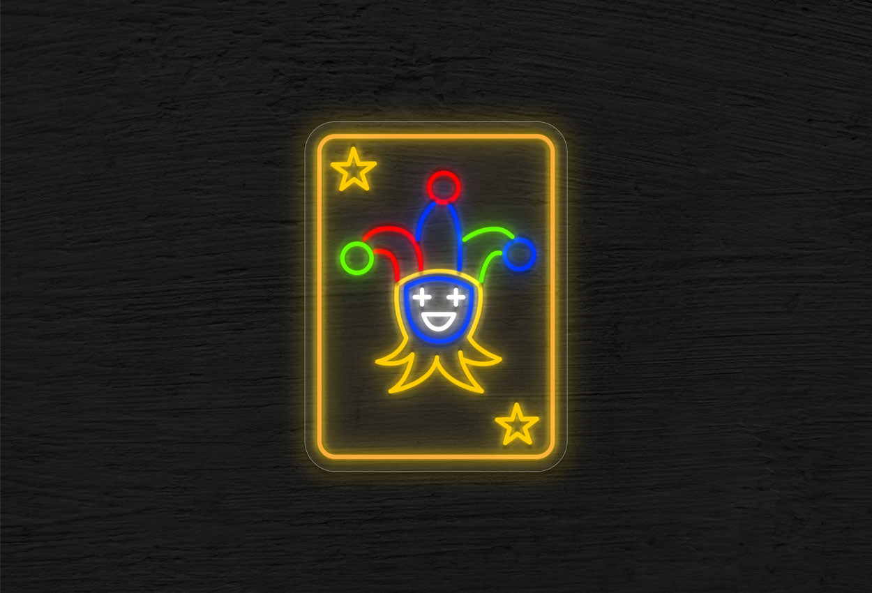 Joker Card version 2 LED Neon Sign