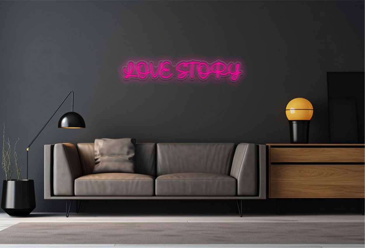 Love Story  LED Neon Sign