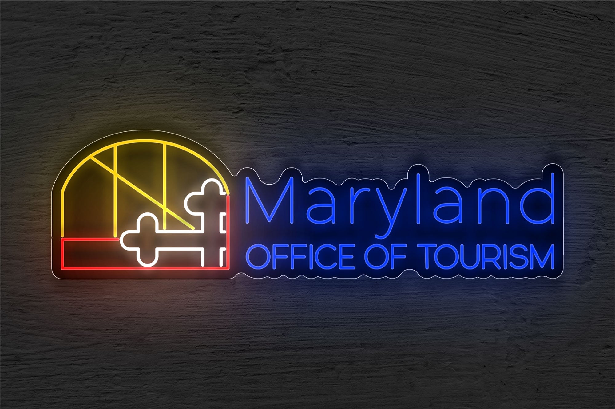 Maryland Office Of Tourism with Logo LED Neon Sign
