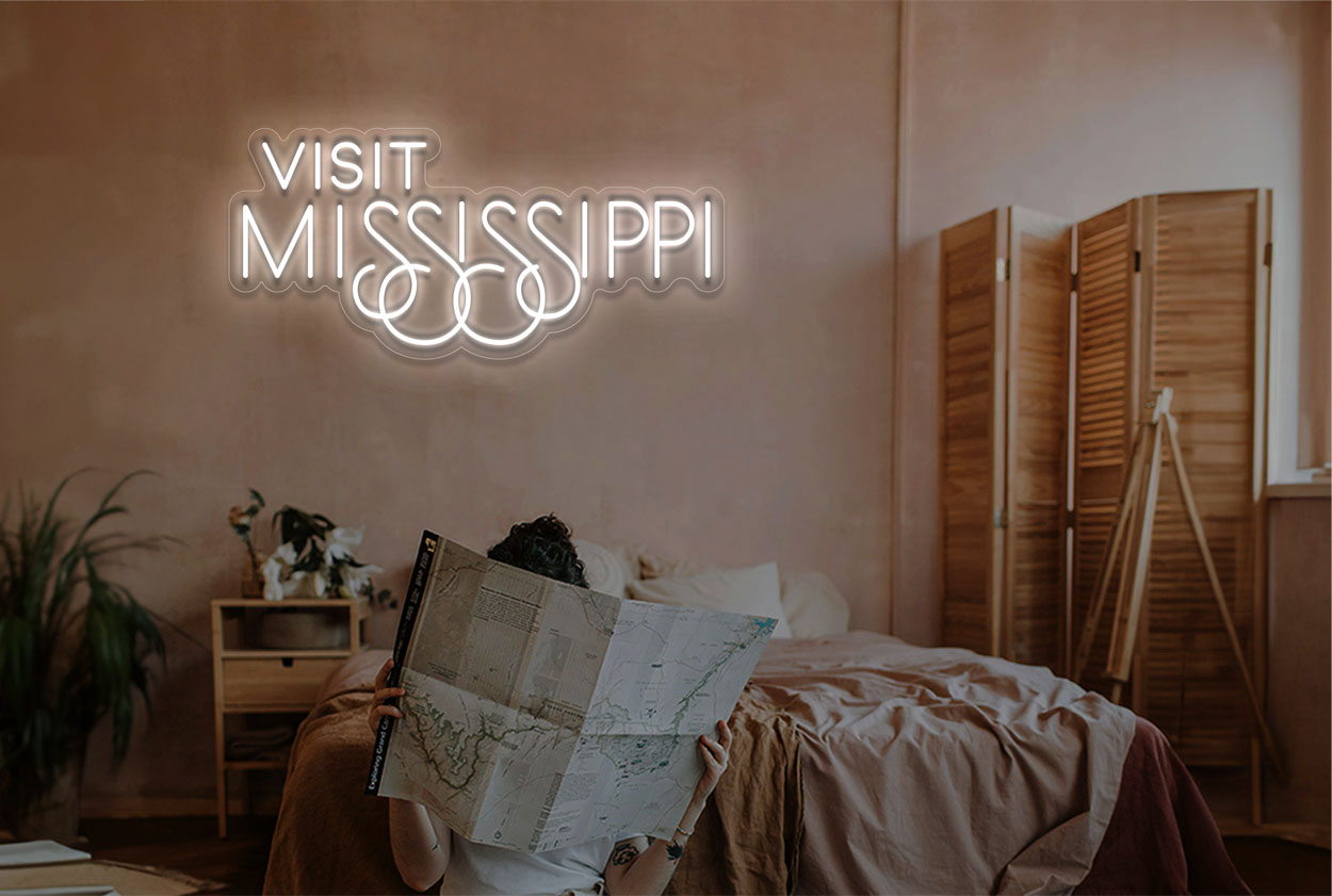 Visit Mississippi LED Neon Sign