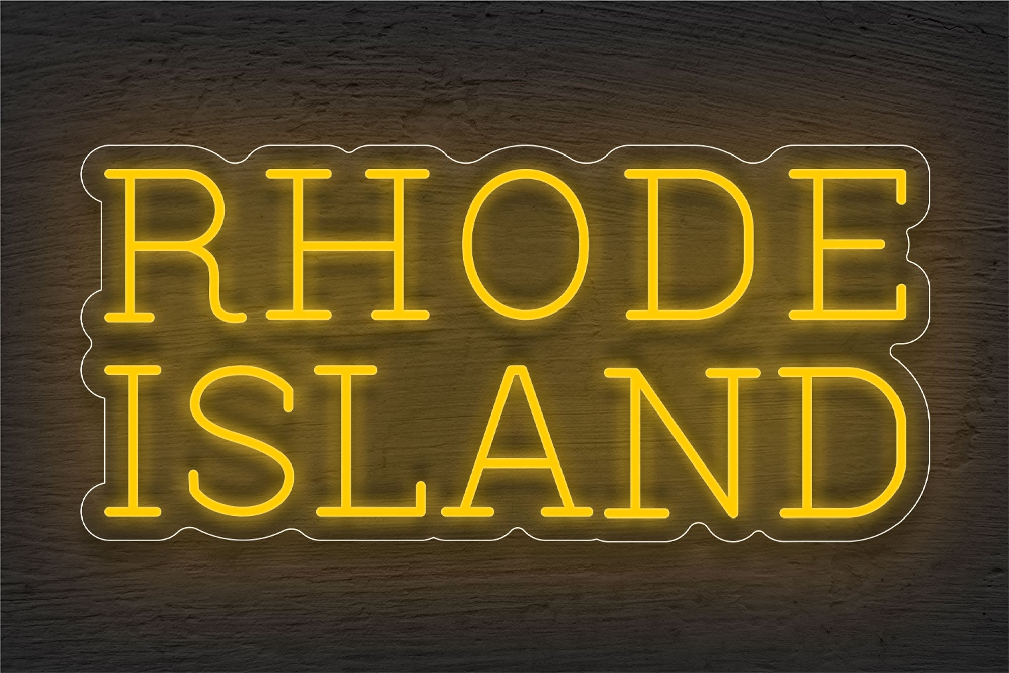 Rhode Island LED Neon Sign