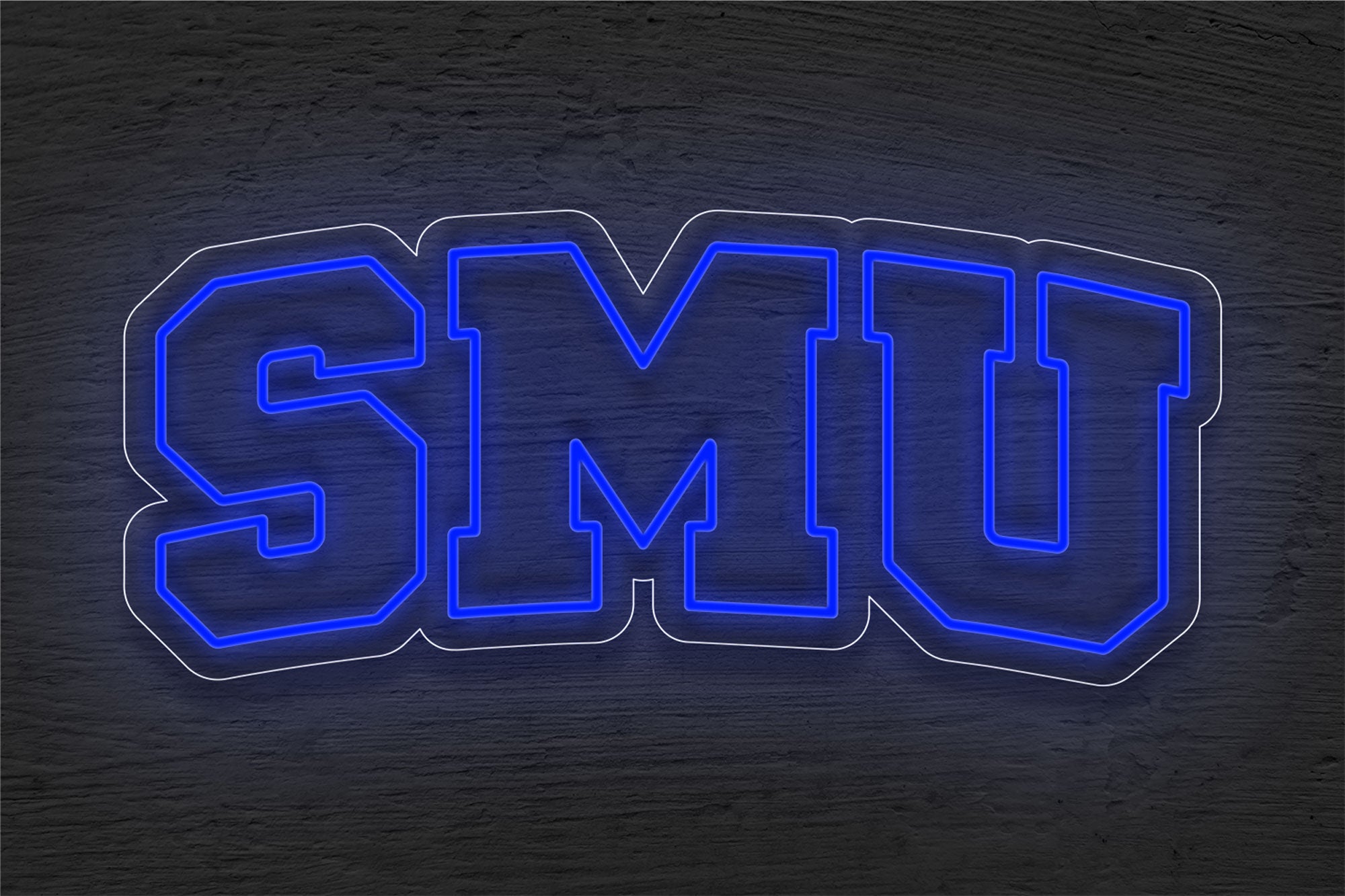SMU Mustangs Men's Basketball LED Neon Sign