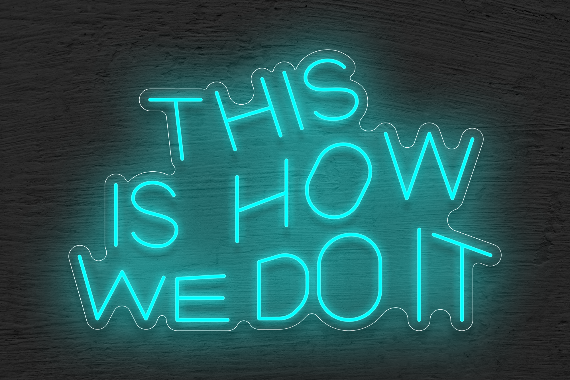 "This is How We Do It" LED Neon Sign