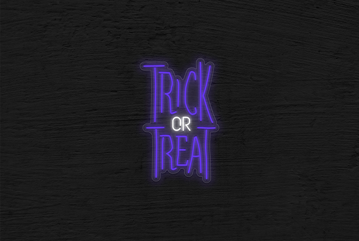 Trick or Treat LED Neon Sign