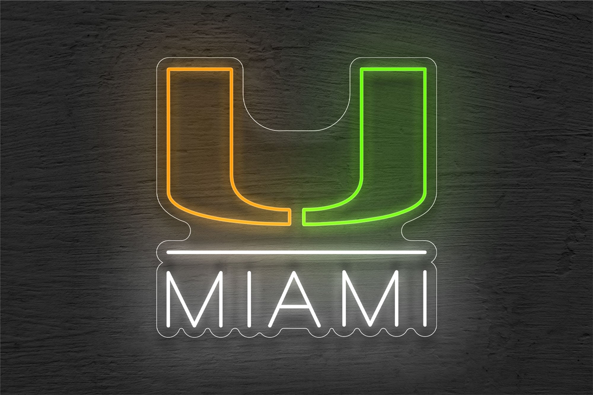 University of "Miami" LED Neon Sign