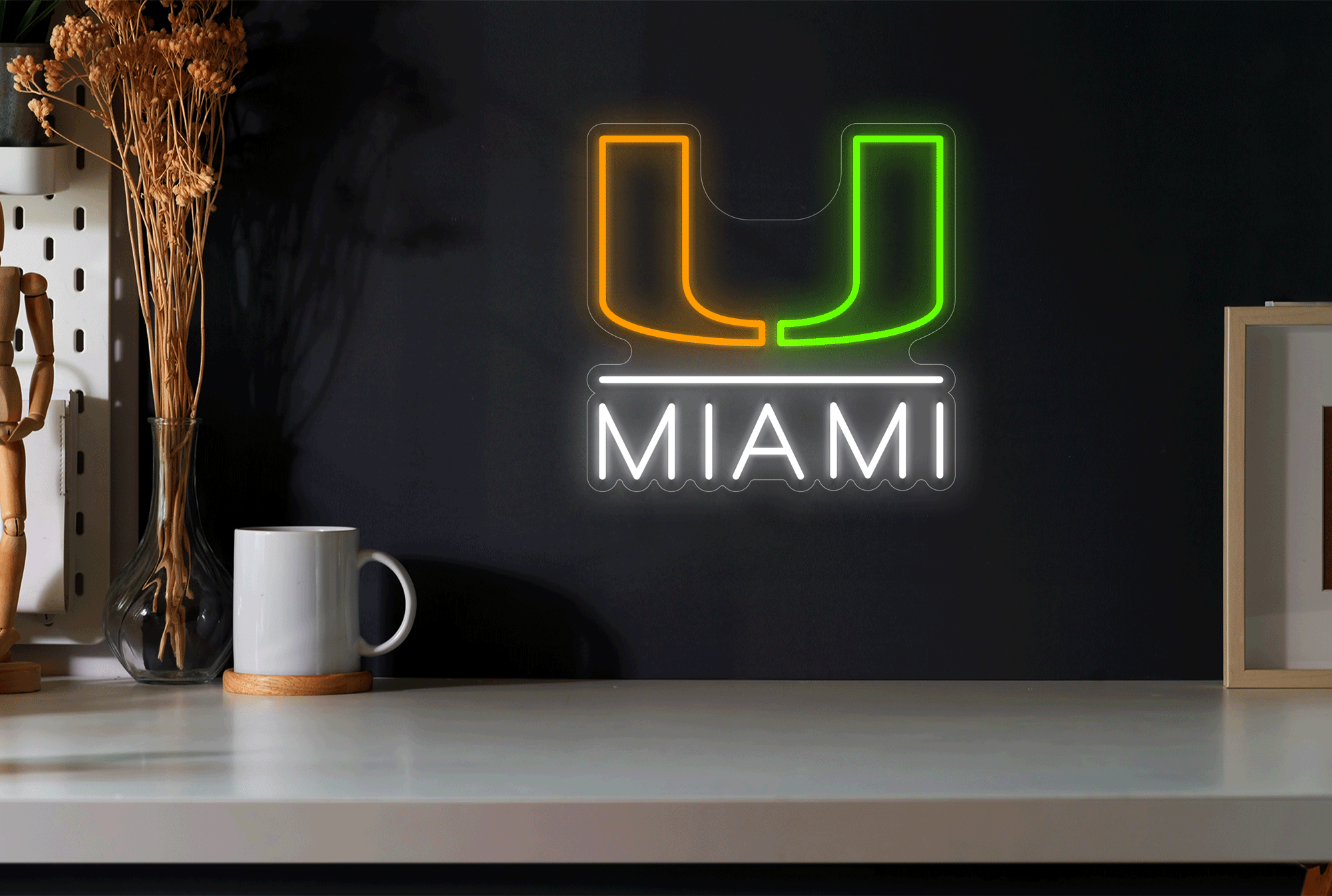 University of "Miami" LED Neon Sign