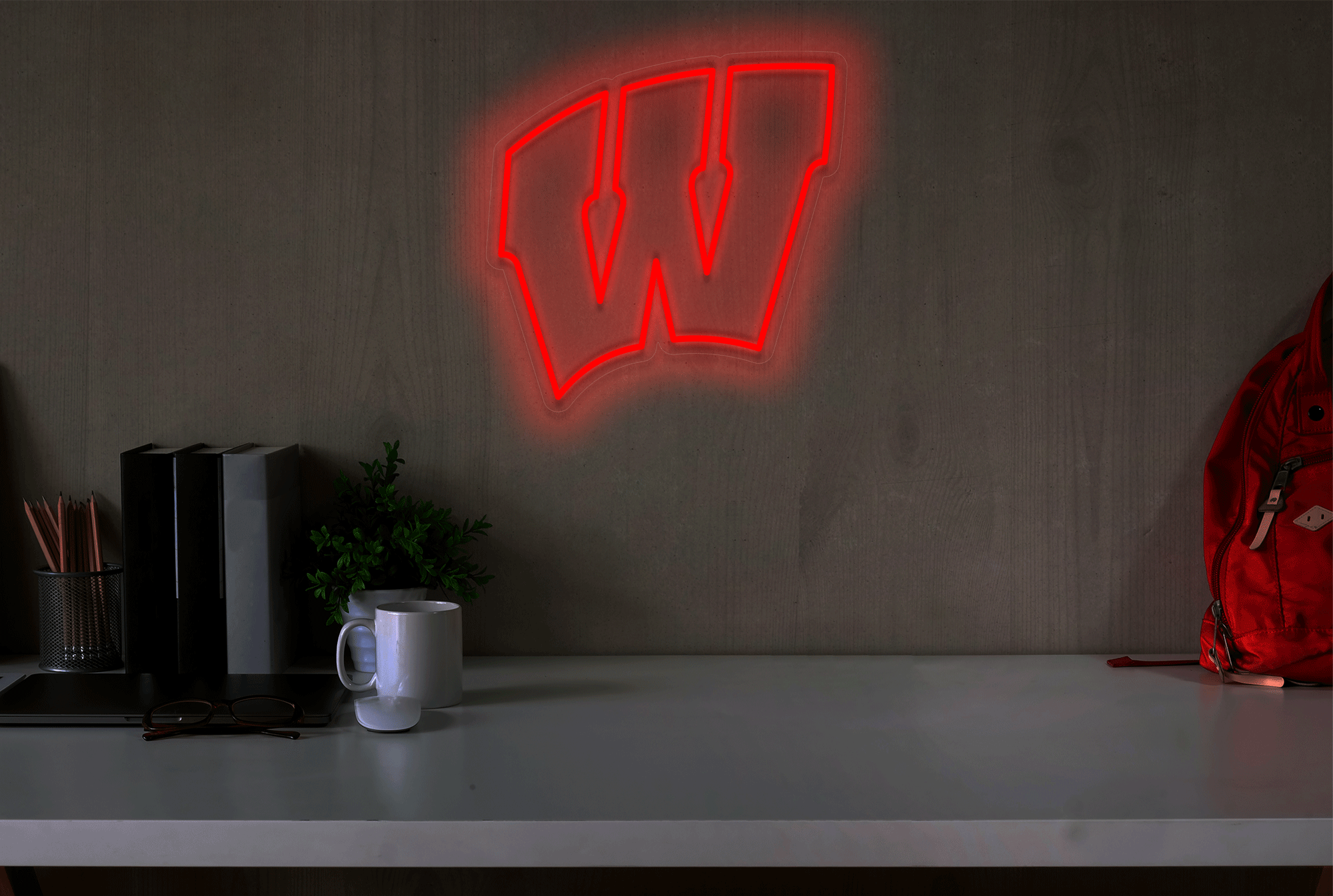 University of Wisconsin Logo LED Neon Sign