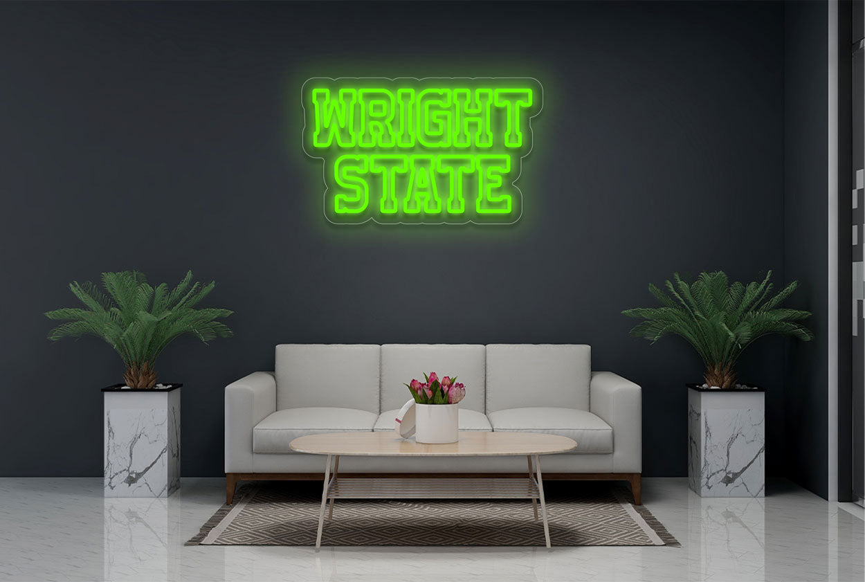 Wright State Men's Basketball LED Neon Sign