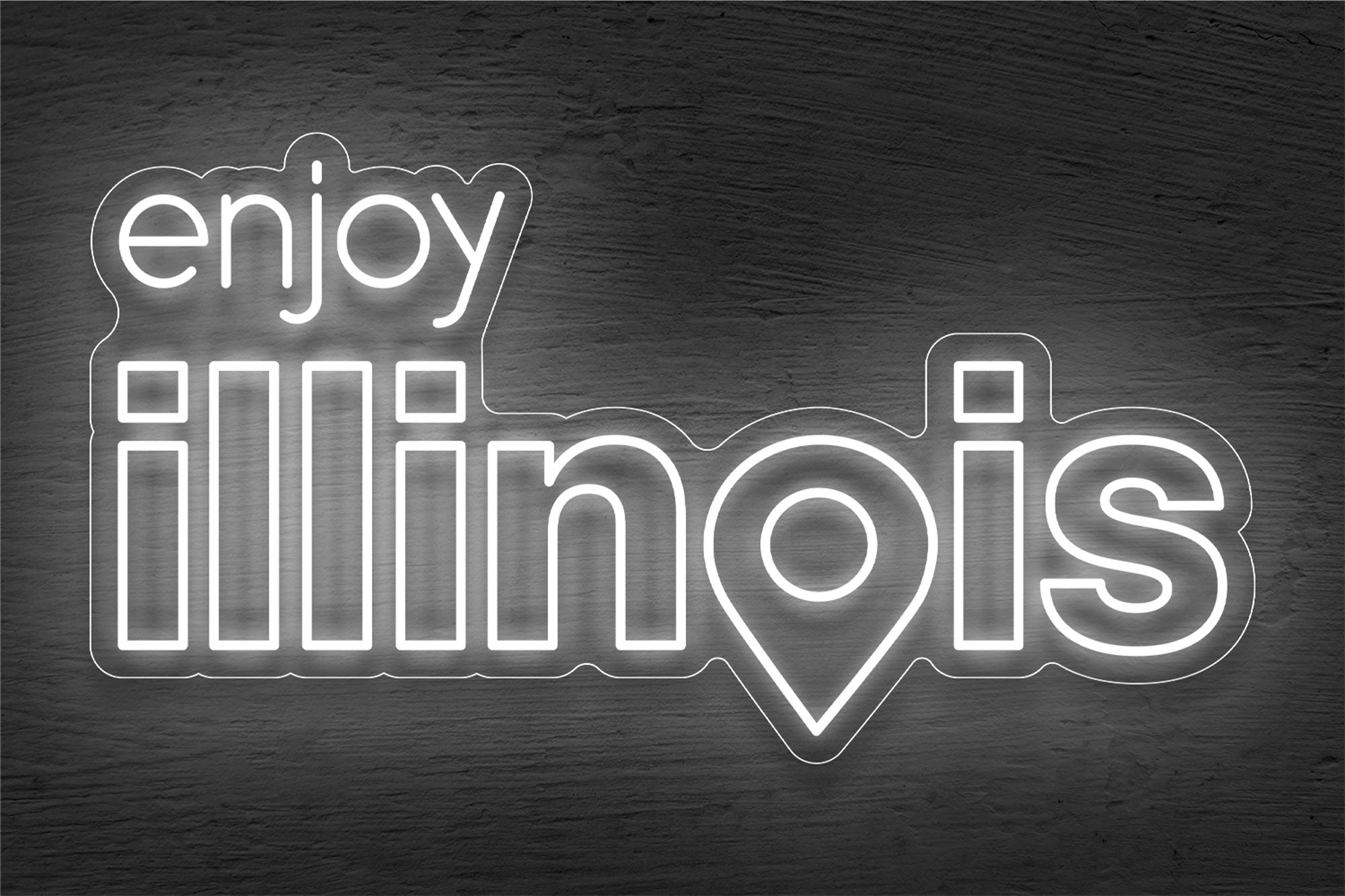 Enjoy Illinois LED Neon Sign