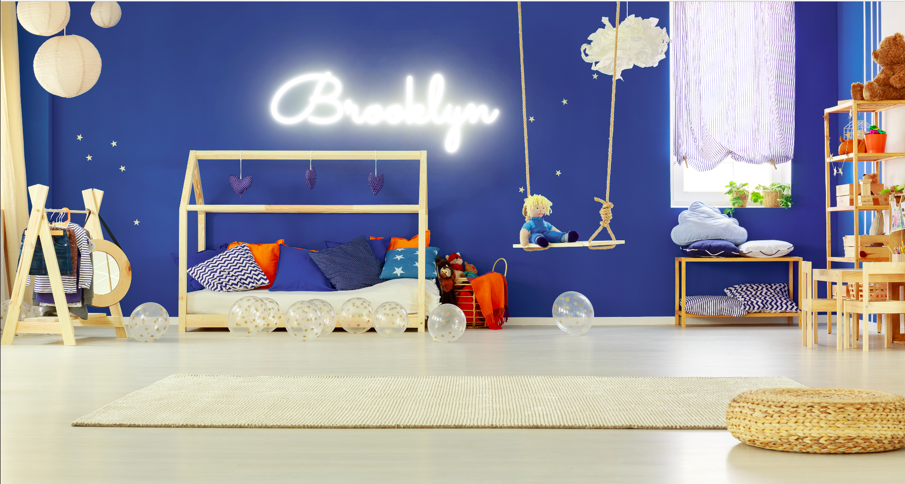 "Brooklyn" Baby Name LED Neon Sign
