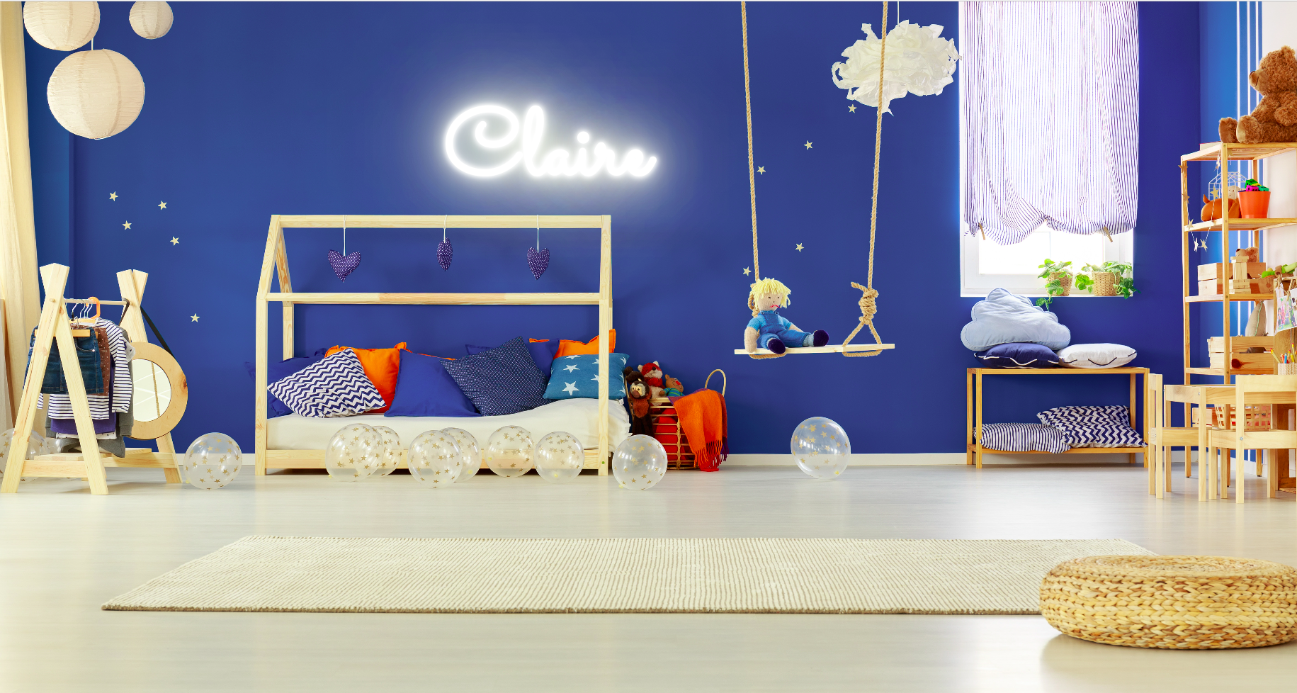 "Claire" Baby Name LED Neon Sign