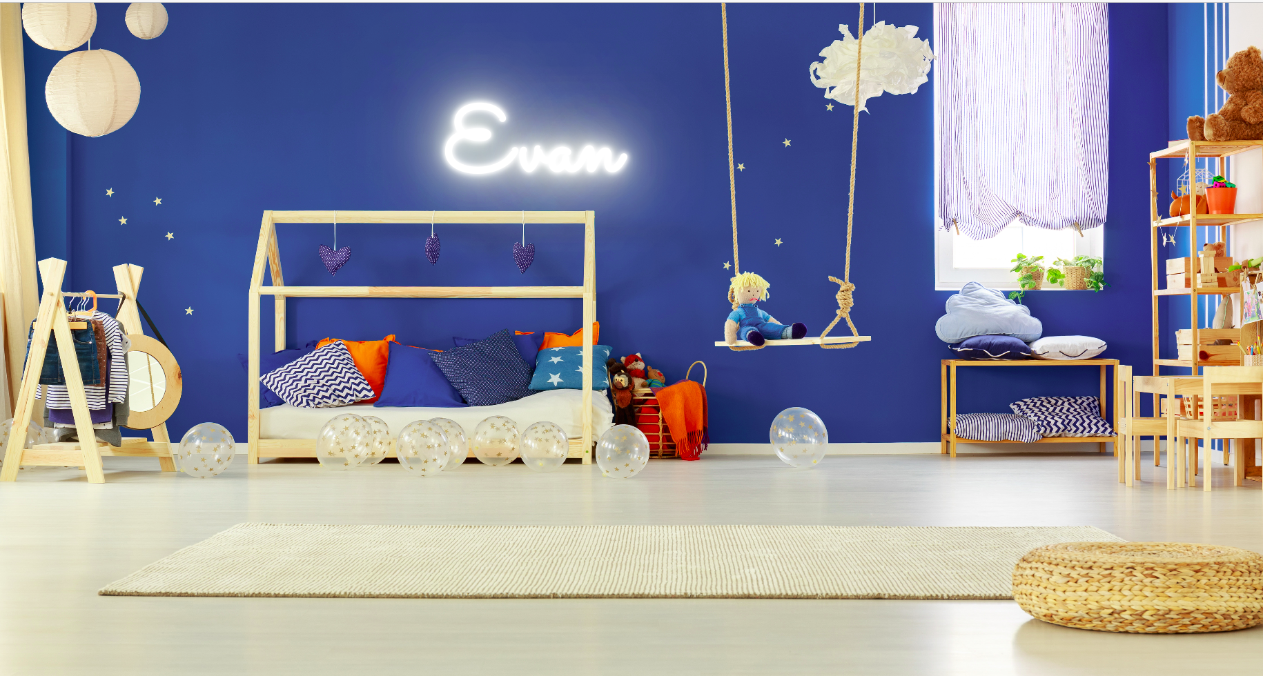 "Evan " Baby Name LED Neon Sign