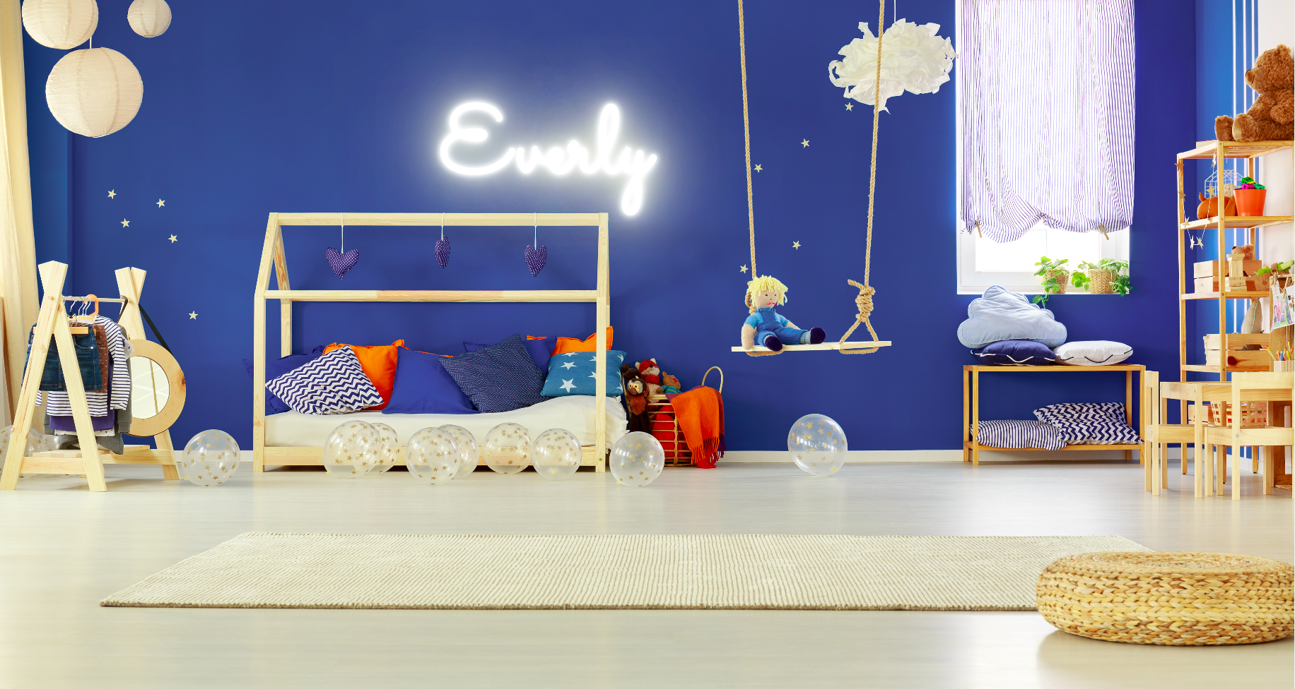 "Everly" Baby Name LED Neon Sign