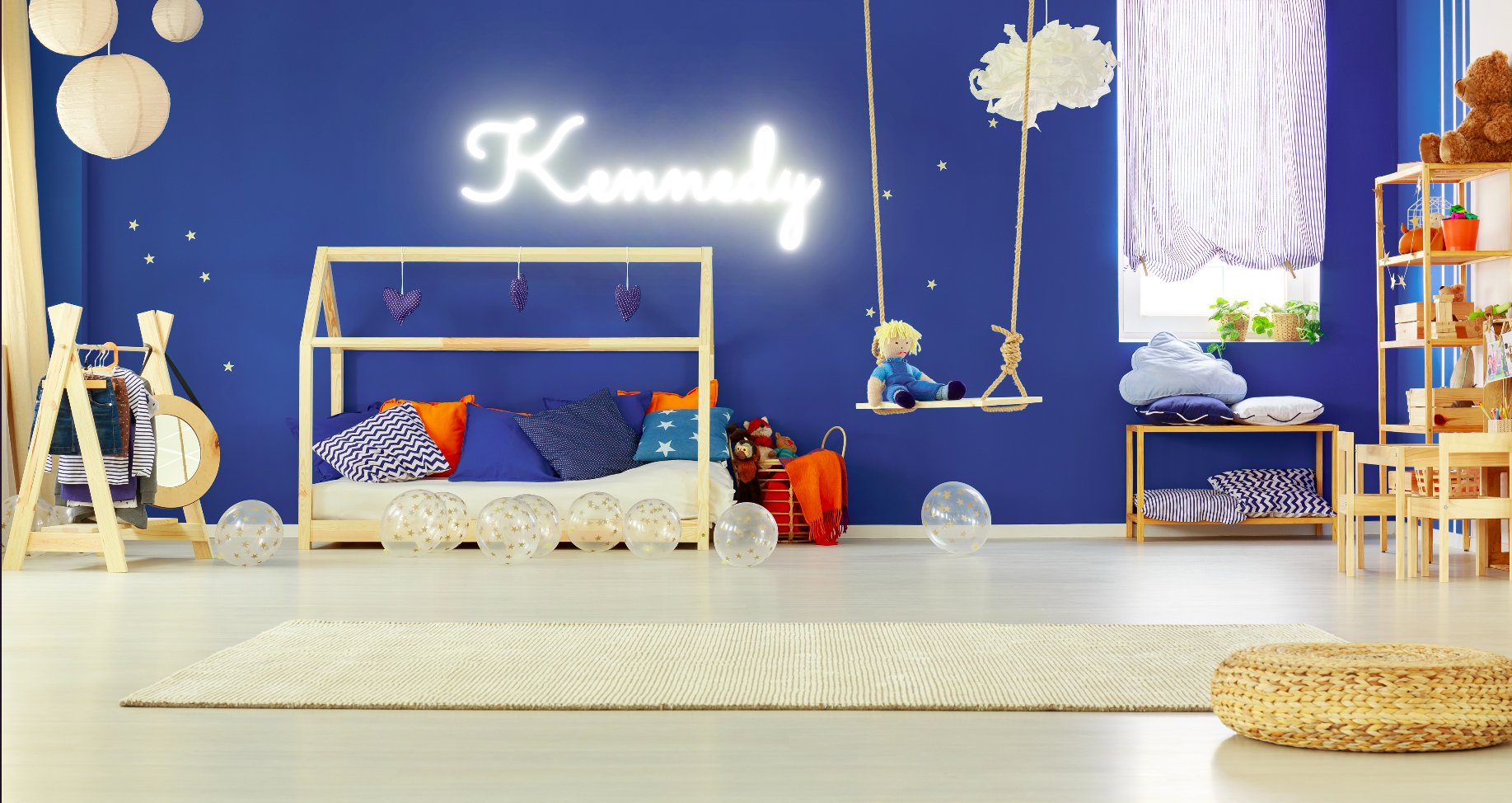 "Kennedy" Baby Name LED Neon Sign