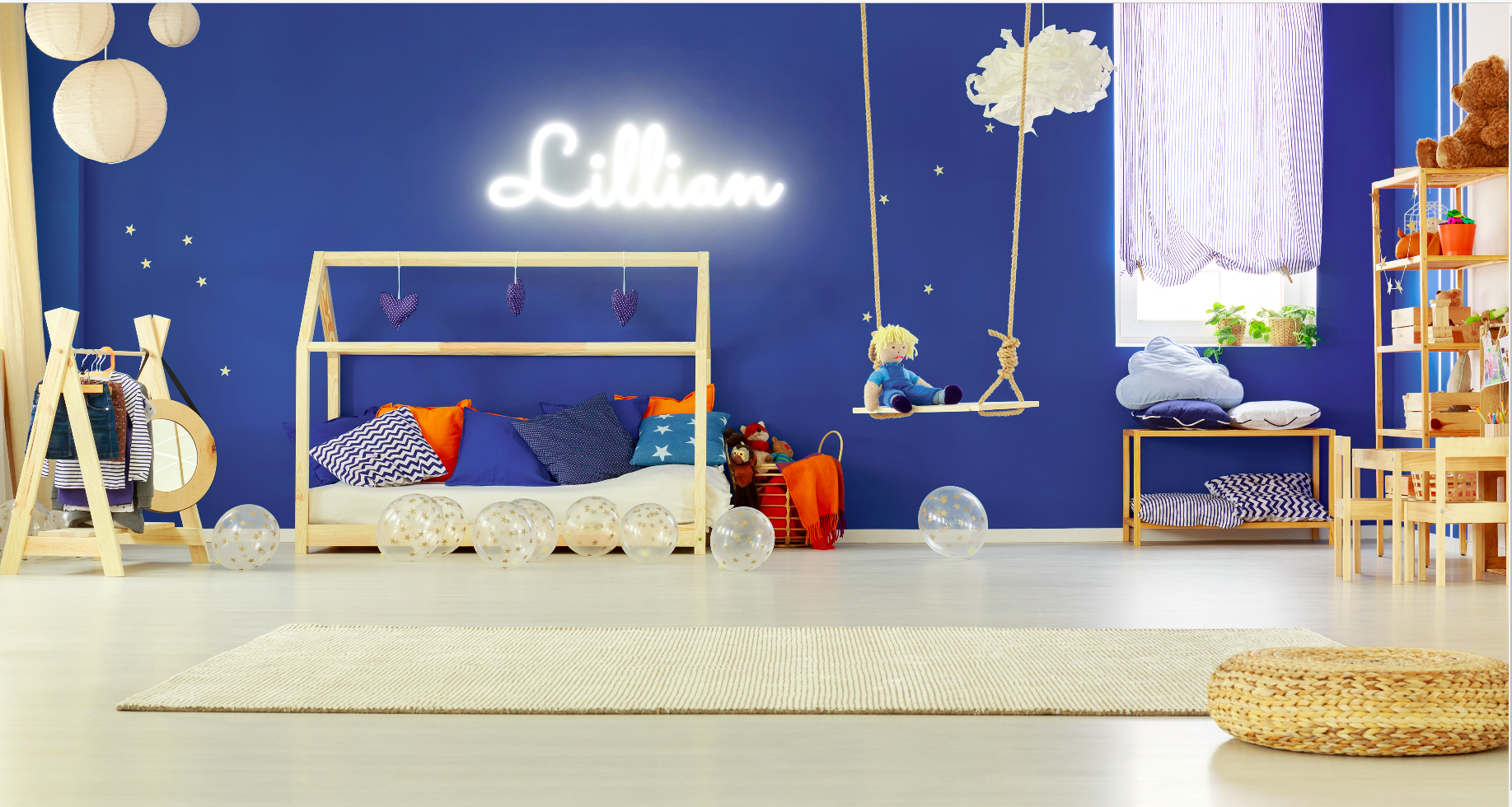 "Lillian" Baby Name LED Neon Sign