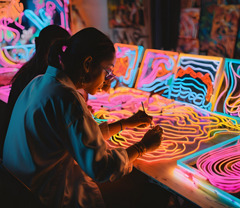 How Do Artists Use Neon Art to Express Themselves?