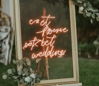 Light Up Your Love: Learn How to Use Neon Signs for Weddings