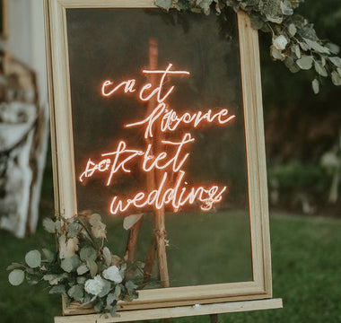 Light Up Your Love: Learn How to Use Neon Signs for Weddings