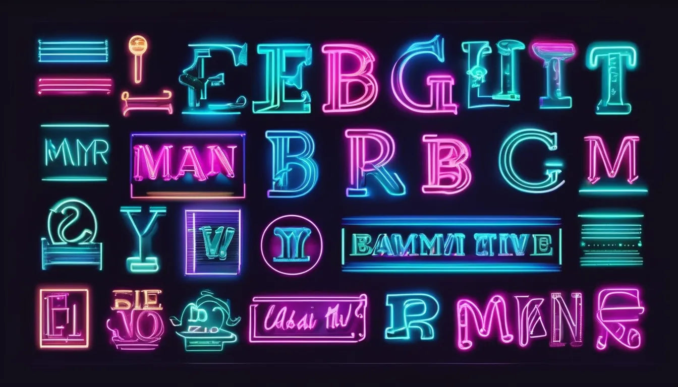 What Font Styles Are Ideal for Elegant Wedding Signage? – Best Buy Neon ...