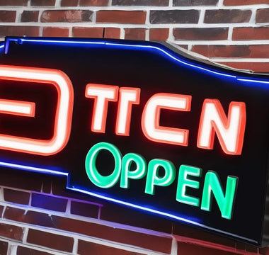 Boost Your Business Visibility: Get a Custom LED Open Sign Today!