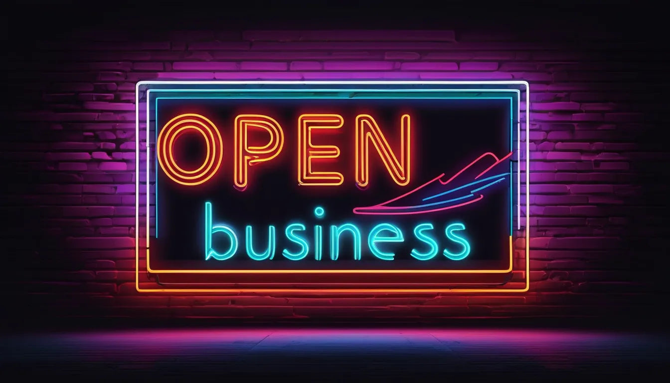Problem Businesses Open Sign How Can an 'Open for Business' Sign Help Your Business Stand Out ...
