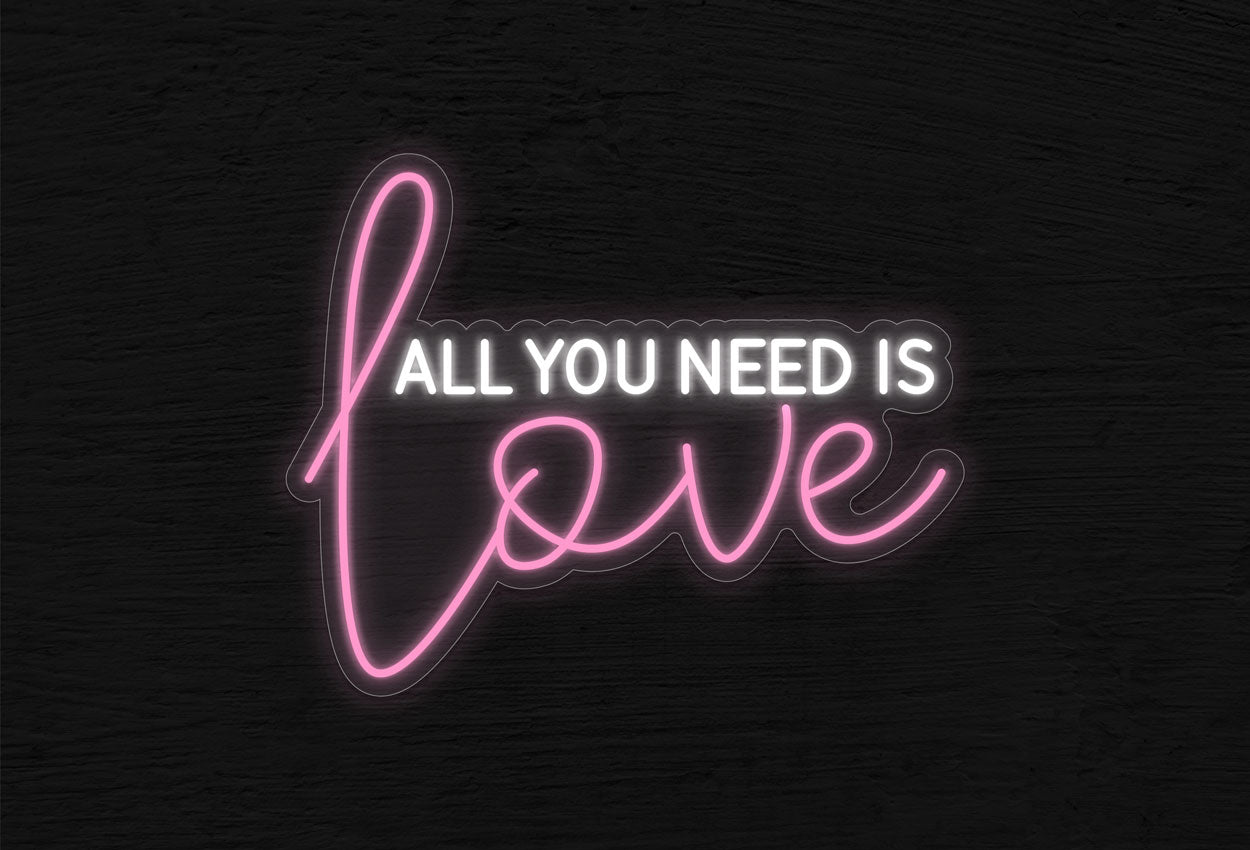 All you need is Love LED Neon Sign | Wedding Neon