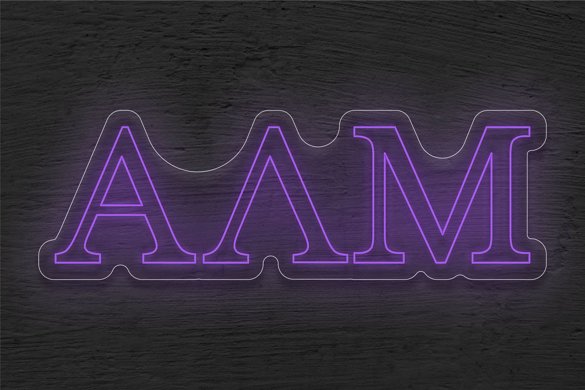 Alpha Lambda Mu LED Neon Sign