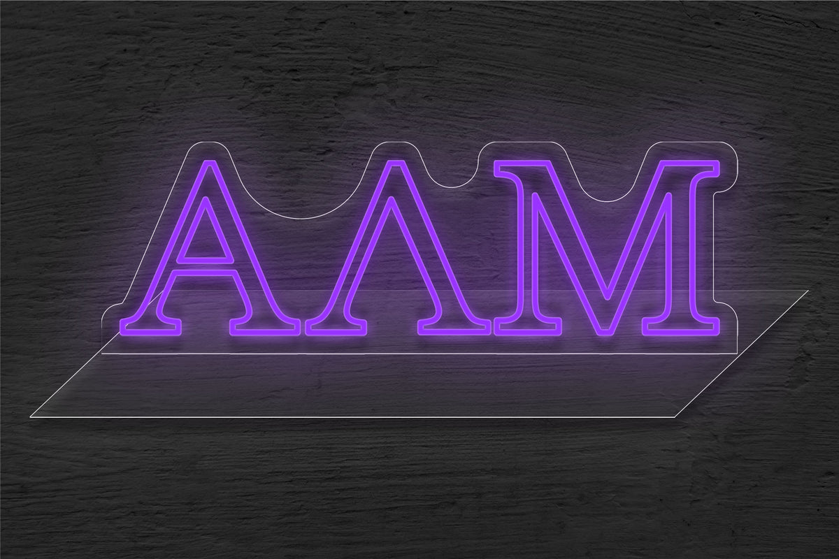 Alpha Lambda Mu LED Neon Sign