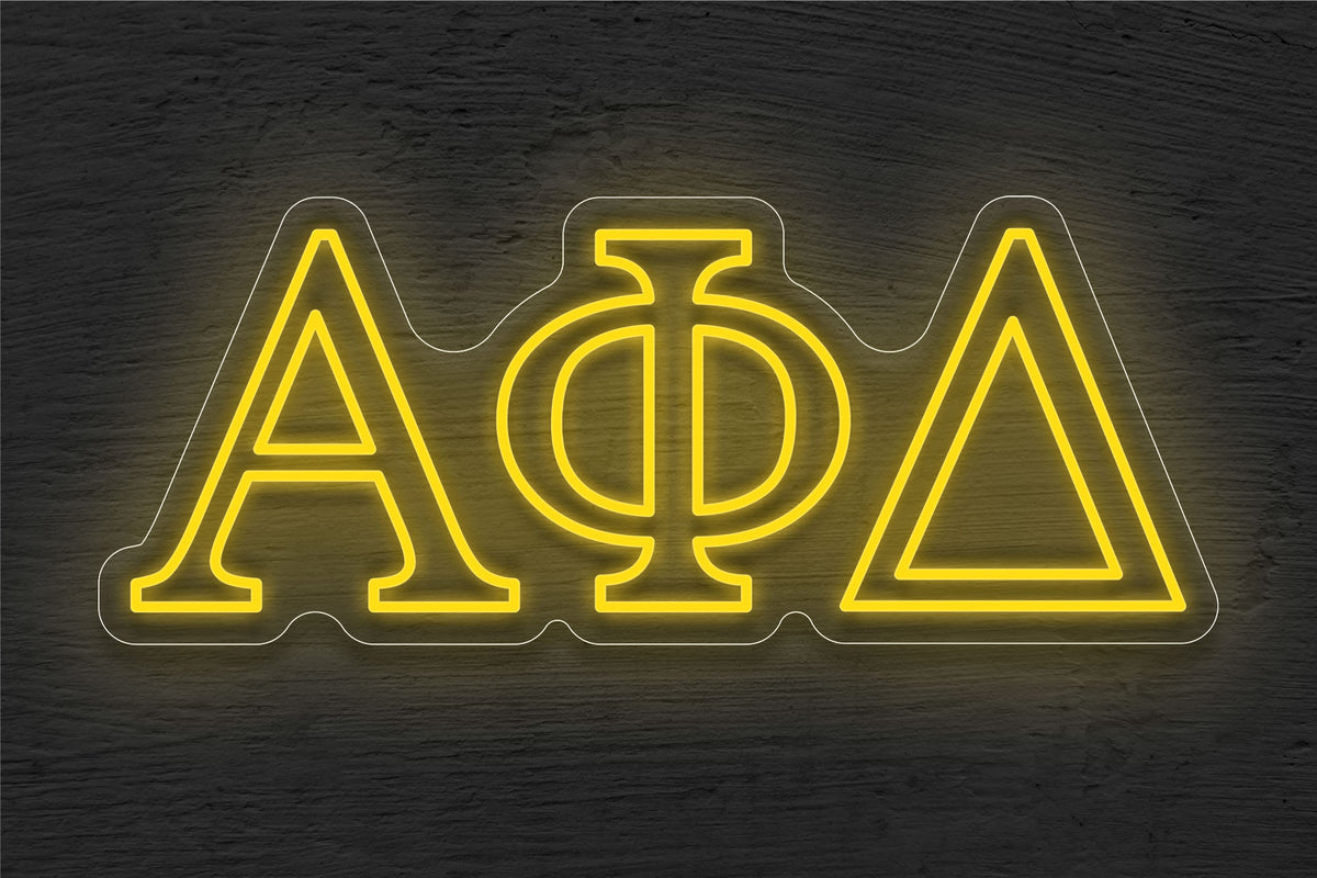 Alpha Phi Delta LED Neon Sign