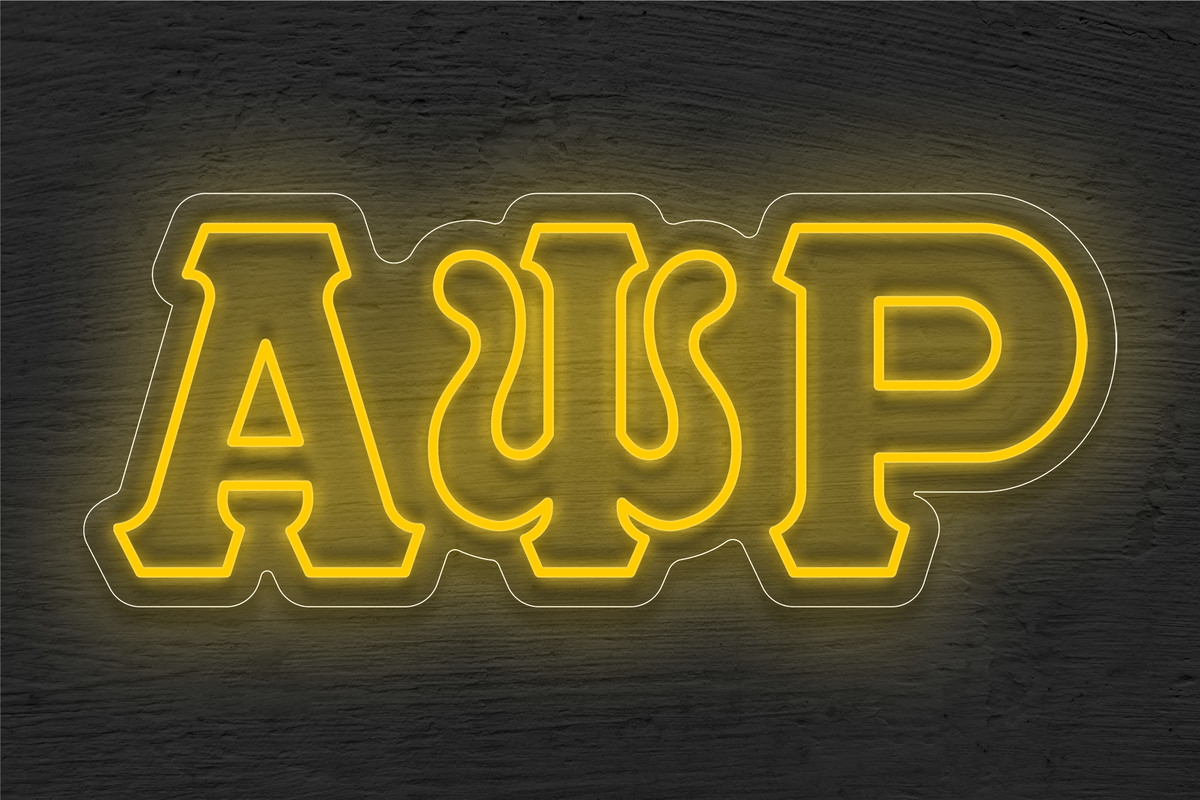 Alpha Psi Rho LED Neon Sign
